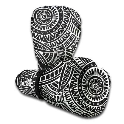 Hawaii Polynesian Tribal Print Boxing Gloves