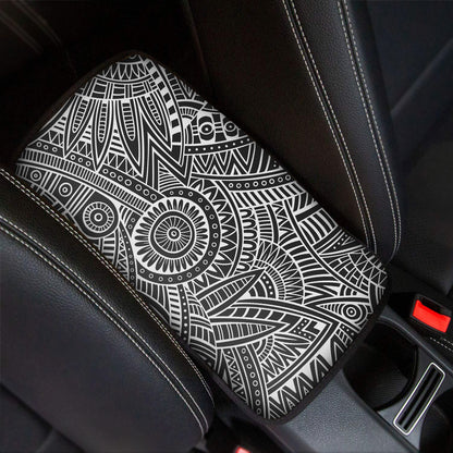 Hawaii Polynesian Tribal Print Car Center Console Cover
