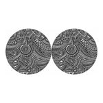 Hawaii Polynesian Tribal Print Car Coasters