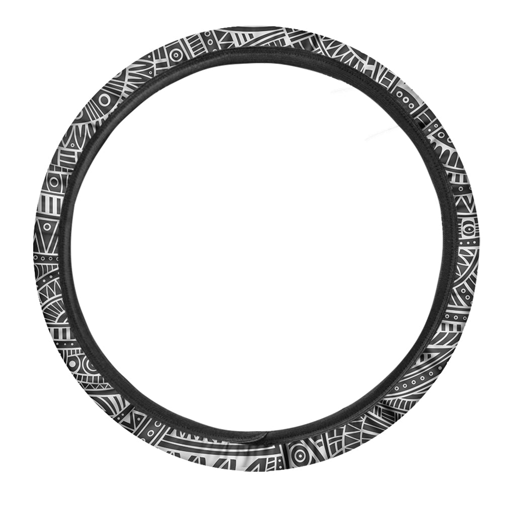 Hawaii Polynesian Tribal Print Car Steering Wheel Cover