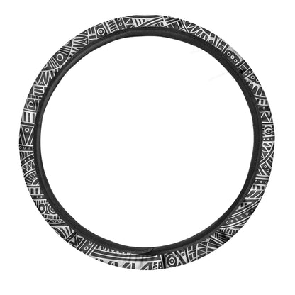 Hawaii Polynesian Tribal Print Car Steering Wheel Cover