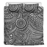 Hawaii Polynesian Tribal Print Duvet Cover Bedding Set
