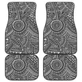 Hawaii Polynesian Tribal Print Front and Back Car Floor Mats