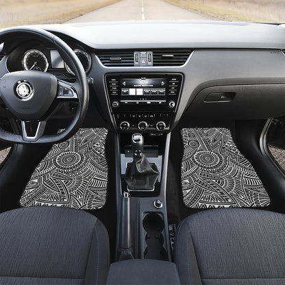 Hawaii Polynesian Tribal Print Front Car Floor Mats