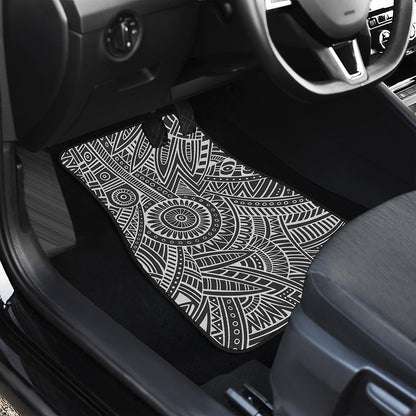 Hawaii Polynesian Tribal Print Front Car Floor Mats