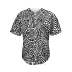 Hawaii Polynesian Tribal Print Men's Baseball Jersey