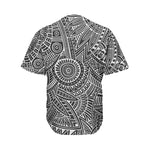 Hawaii Polynesian Tribal Print Men's Baseball Jersey