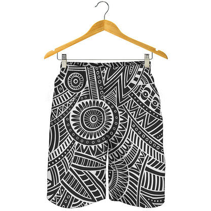 Hawaii Polynesian Tribal Print Men's Shorts