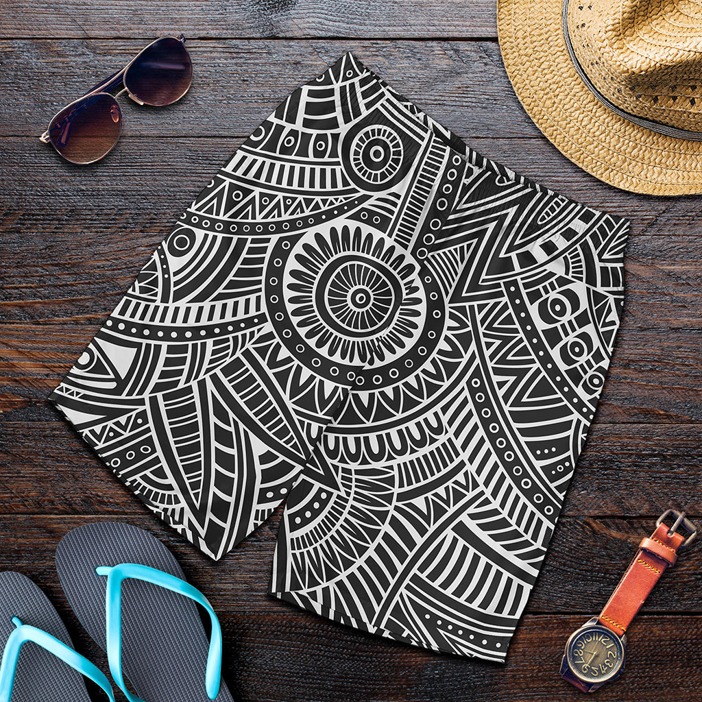 Hawaii Polynesian Tribal Print Men's Shorts