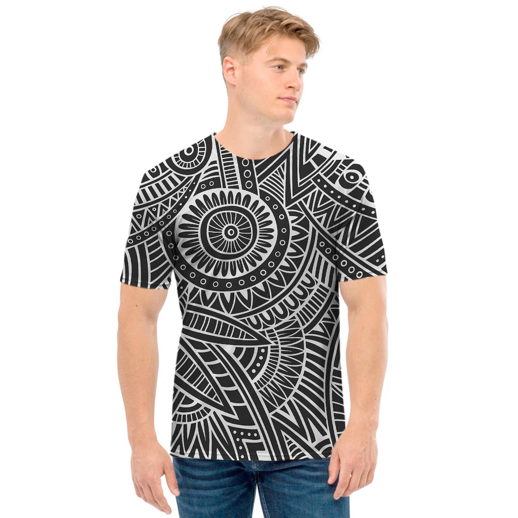 Hawaii Polynesian Tribal Print Men's T-Shirt