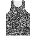 Hawaii Polynesian Tribal Print Men's Tank Top