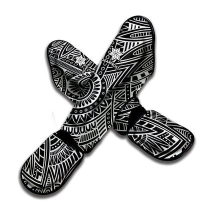 Hawaii Polynesian Tribal Print Muay Thai Shin Guard