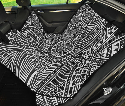 Hawaii Polynesian Tribal Print Pet Car Back Seat Cover