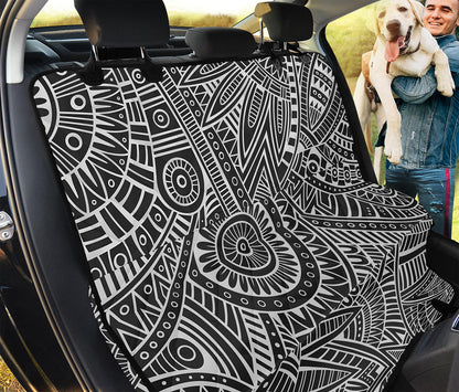 Hawaii Polynesian Tribal Print Pet Car Back Seat Cover
