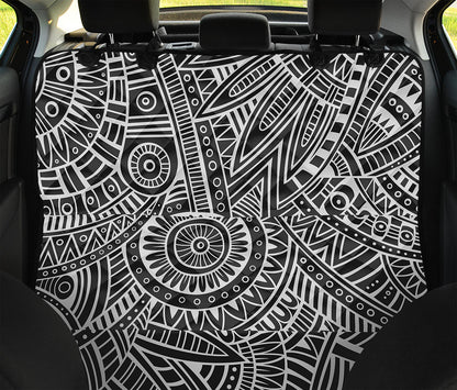 Hawaii Polynesian Tribal Print Pet Car Back Seat Cover