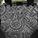 Hawaii Polynesian Tribal Print Pet Car Back Seat Cover