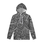 Hawaii Polynesian Tribal Print Pullover Hoodie