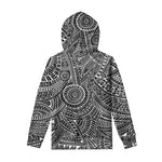 Hawaii Polynesian Tribal Print Pullover Hoodie