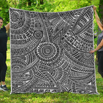 Hawaii Polynesian Tribal Print Quilt