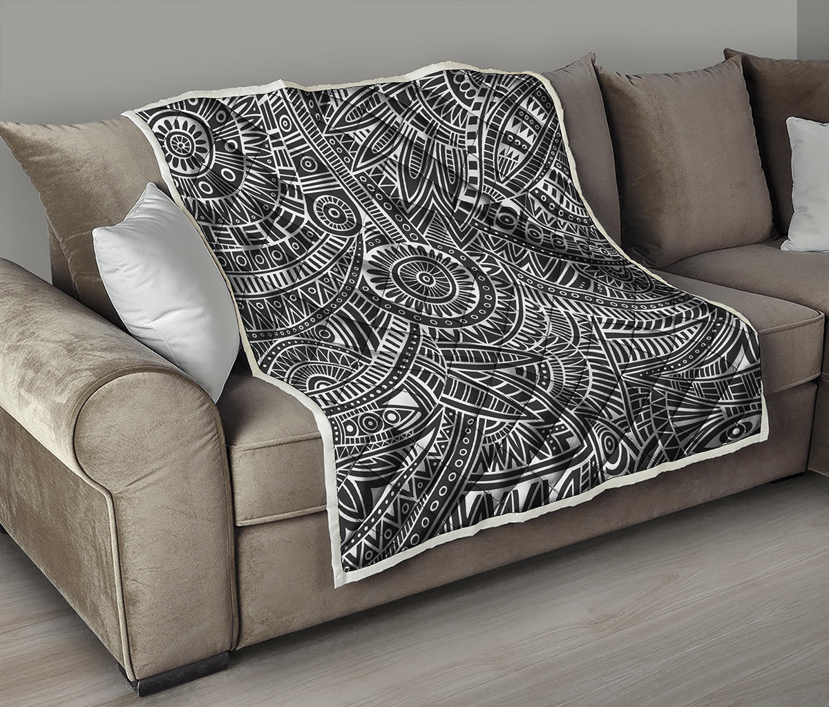 Hawaii Polynesian Tribal Print Quilt