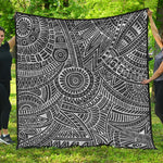 Hawaii Polynesian Tribal Print Quilt