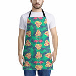 Hawaii Tropical Paradise Pattern Print Apron