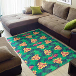 Hawaii Tropical Paradise Pattern Print Area Rug GearFrost