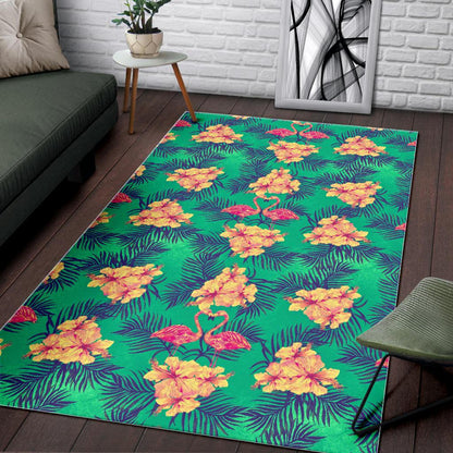 Hawaii Tropical Paradise Pattern Print Area Rug GearFrost