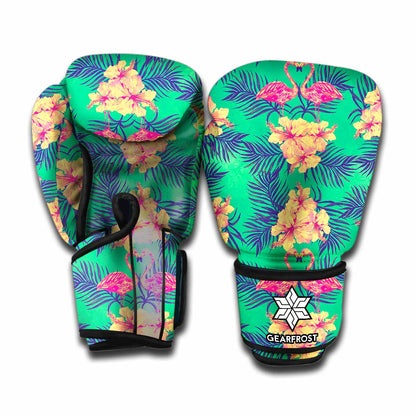 Hawaii Tropical Paradise Pattern Print Boxing Gloves