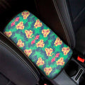 Hawaii Tropical Paradise Pattern Print Car Center Console Cover