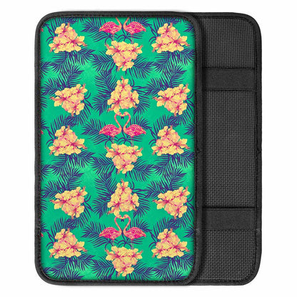 Hawaii Tropical Paradise Pattern Print Car Center Console Cover