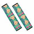 Hawaii Tropical Paradise Pattern Print Car Seat Belt Covers