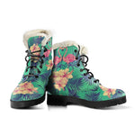 Hawaii Tropical Paradise Pattern Print Comfy Boots GearFrost