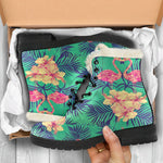 Hawaii Tropical Paradise Pattern Print Comfy Boots GearFrost