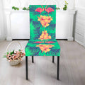 Hawaii Tropical Paradise Pattern Print Dining Chair Slipcover