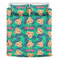 Hawaii Tropical Paradise Pattern Print Duvet Cover Bedding Set