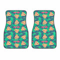 Hawaii Tropical Paradise Pattern Print Front Car Floor Mats