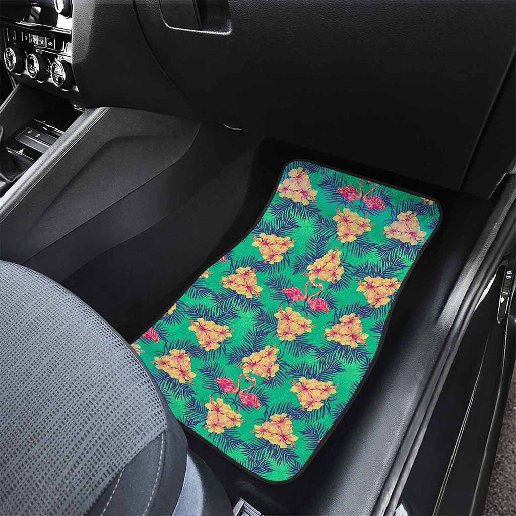 Hawaii Tropical Paradise Pattern Print Front Car Floor Mats