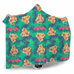 Hawaii Tropical Paradise Pattern Print Hooded Blanket