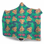Hawaii Tropical Paradise Pattern Print Hooded Blanket