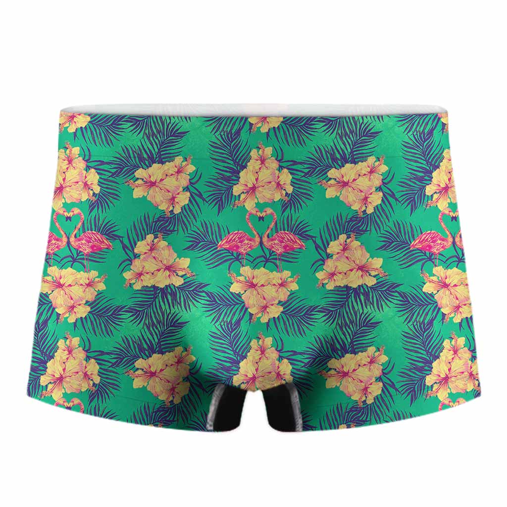 Hawaii Tropical Paradise Pattern Print Men's Boxer Briefs