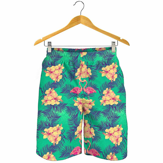 Hawaii Tropical Paradise Pattern Print Men's Shorts