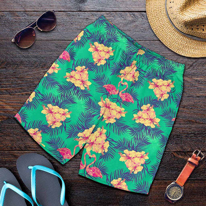 Hawaii Tropical Paradise Pattern Print Men's Shorts