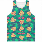Hawaii Tropical Paradise Pattern Print Men's Tank Top