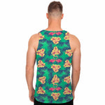 Hawaii Tropical Paradise Pattern Print Men's Tank Top