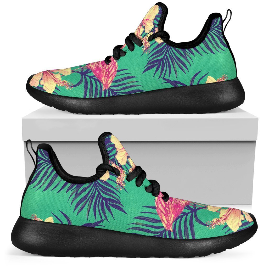 Hawaii Tropical Paradise Pattern Print Mesh Knit Shoes GearFrost