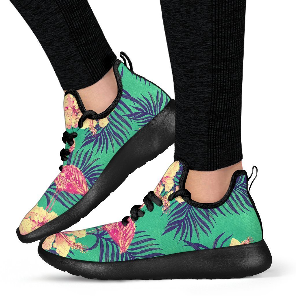 Hawaii Tropical Paradise Pattern Print Mesh Knit Shoes GearFrost