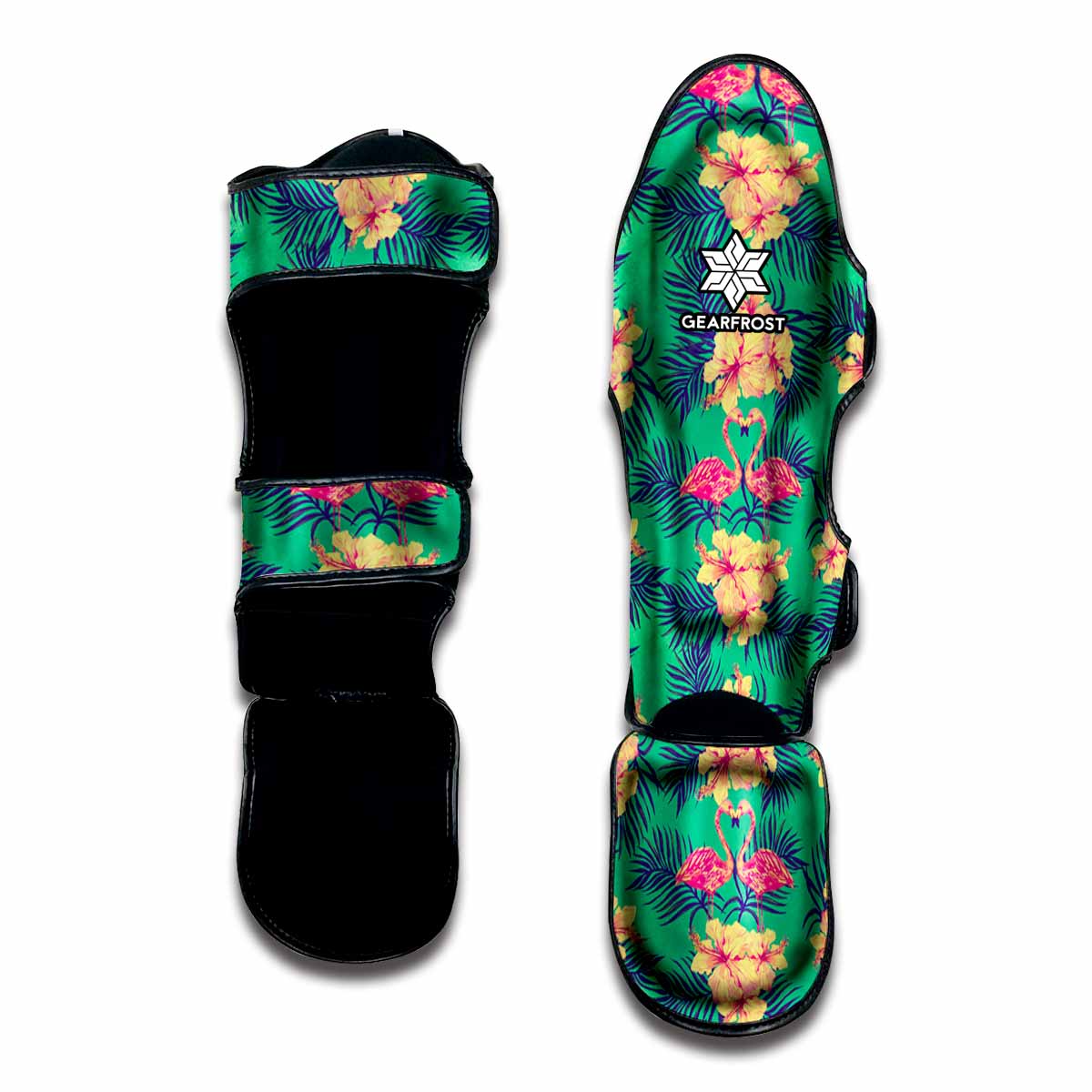 Hawaii Tropical Paradise Pattern Print Muay Thai Shin Guard