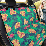 Hawaii Tropical Paradise Pattern Print Pet Car Back Seat Cover