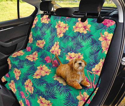Hawaii Tropical Paradise Pattern Print Pet Car Back Seat Cover